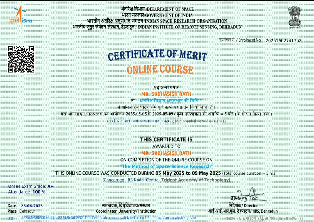 The Method of Space Science Research